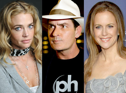 Denise Richards, Charlie Sheen, Kelly Preston Denise Richards, Charlie Sheen, Kelly Preston